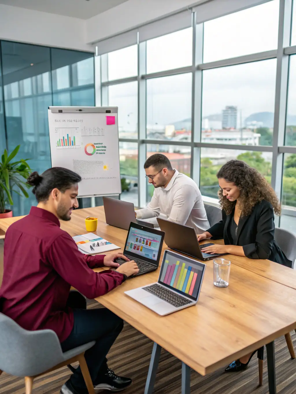 A graphic illustrating improved employee productivity and digital literacy, showcasing the positive impact of Honatikamal OÜ's training programs on business outcomes.